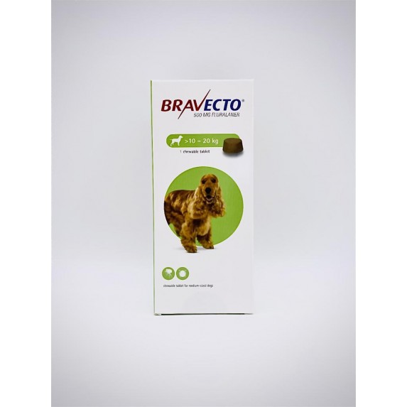 BRAVECTO® Chewable Tablets For Medium Dogs >10-20kg BRAVECTO® Chewable Tablets For Medium Dogs >10-20kg
