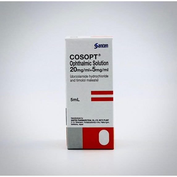 Dorzolamide Hydrochloride 10mg/ml + Timolol Maleate 5mg/ml Eye Drop Dorzolamide Hydrochloride 10mg/ml + Timolol Maleate 5mg/ml Eye Drop