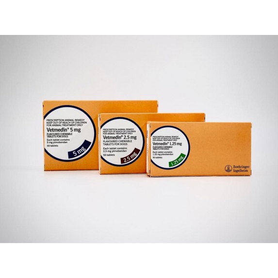 Pimobendan ( Vetmedin® ) Flavour 1.25 mg, 2.5mg, 5mg Tablet Pimobendan ( Vetmedin® ) Flavour 1.25 mg, 2.5mg, 5mg Tablet