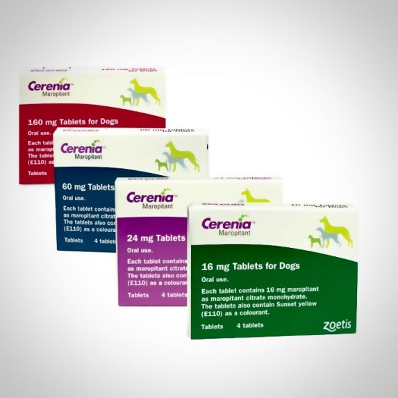 Maropitant ( Cerenia® ) 16mg, 24mg, 60mg, 160mg Tablet Maropitant ( Cerenia® ) 16mg, 24mg, 60mg, 160mg Tablet