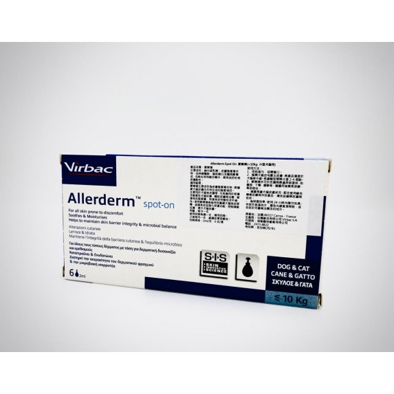 Virbac® Allerderm™ spot-on (<10kg) Virbac® Allerderm™ spot-on (<10kg)